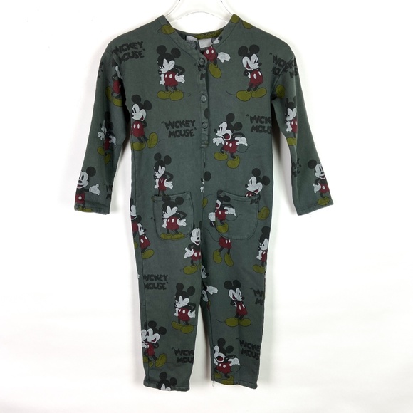 NWT Zara Girls Disney Mickey Mouse Jumpsuit - Picture 5 of 8